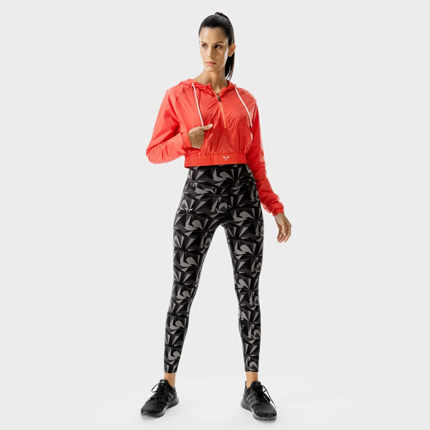 LAB360° Crop Jacket - Hot Coral