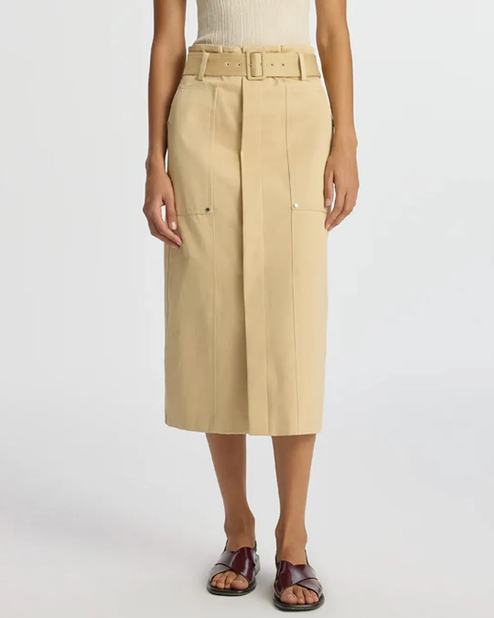 Latte Maia Midi Skirt