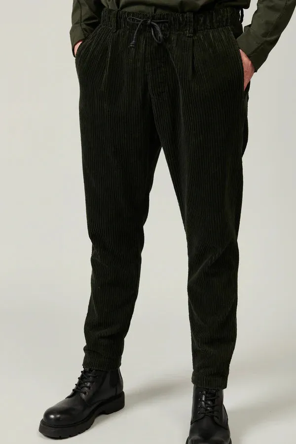 Loose-fit jogging trousers in corduroy - Musk