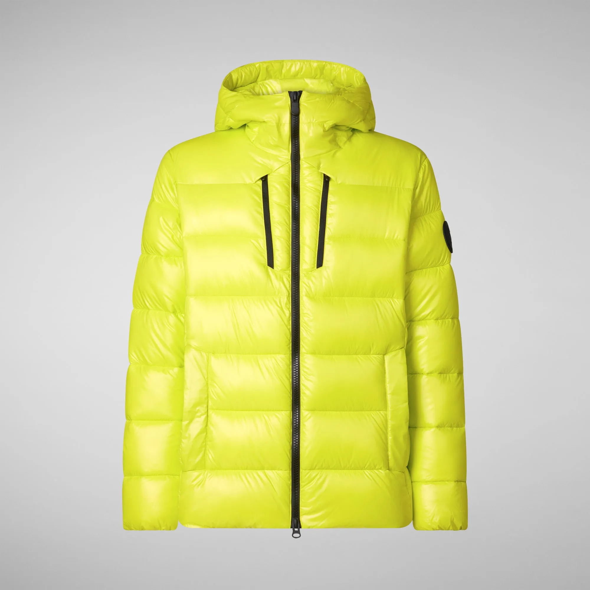 Men's  animal free Puffer jacket maxime in lichen green