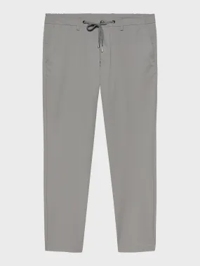 MERSINO MILANO EDITION LIGHT GREY DRAWSTRING TROUSERS - DESIGN IN ITALY