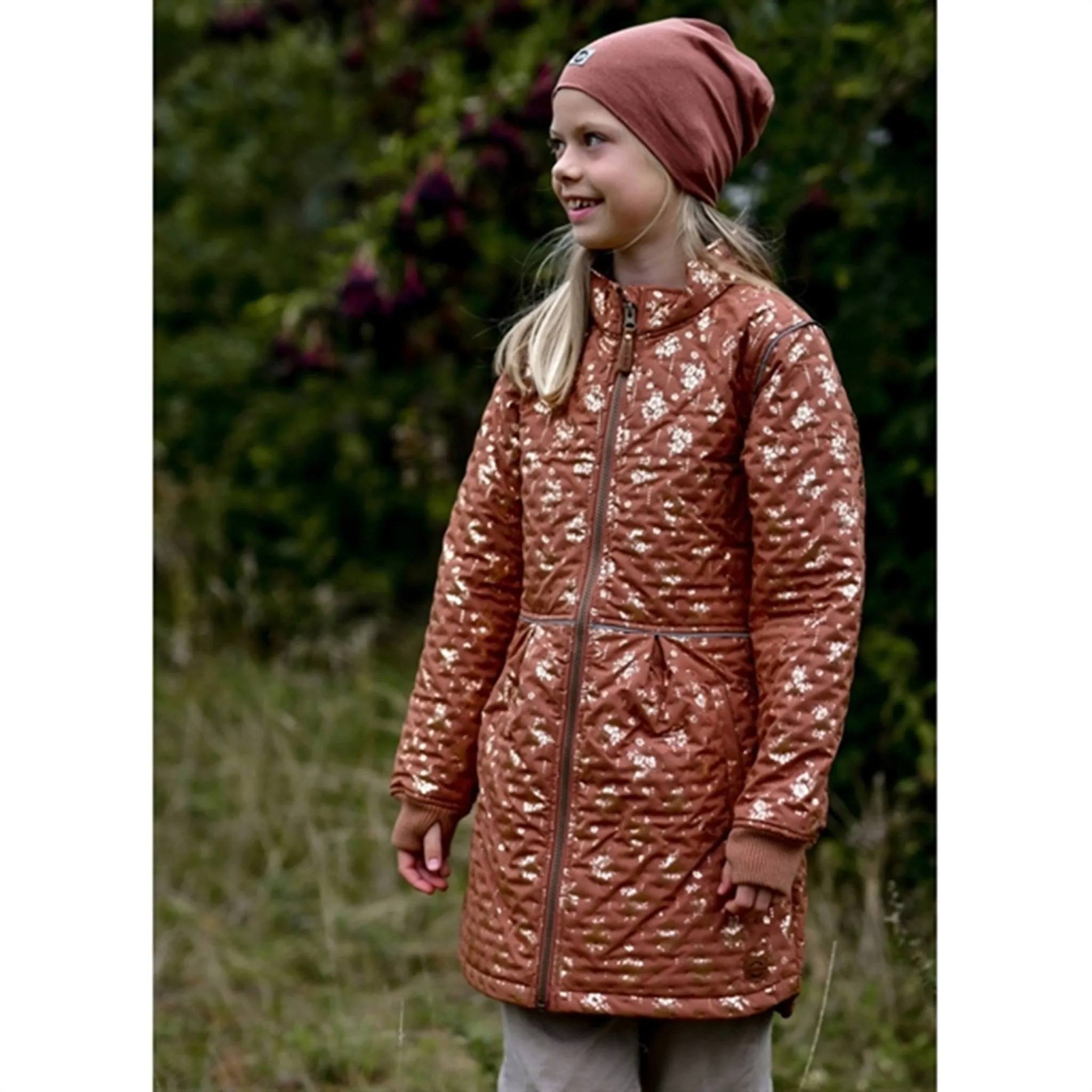 Mikk-Line Thermo Jacket Long AOP Russet