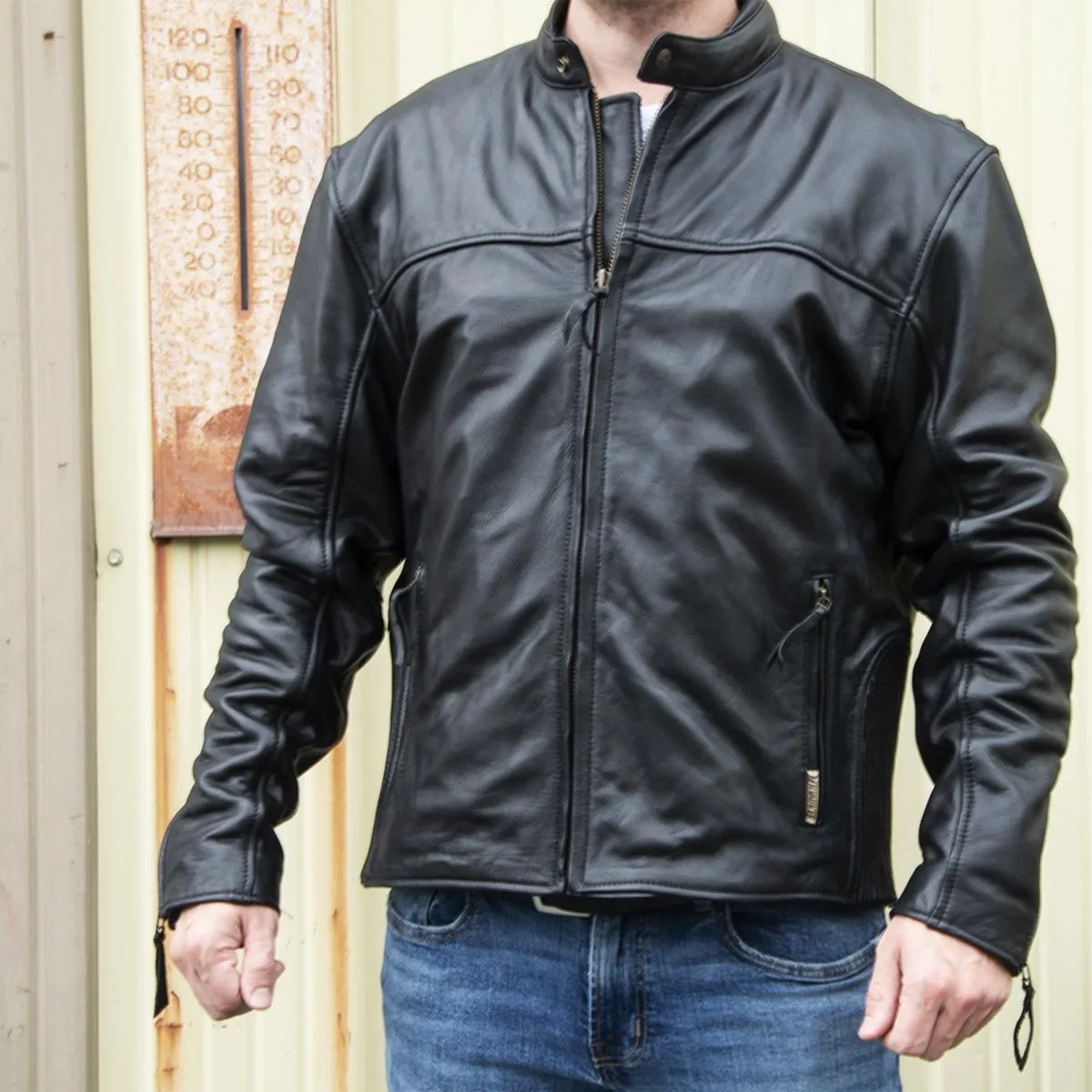 Milwaukee Motorcycle Clothing Company MV5020 Men's Black Motorcycle