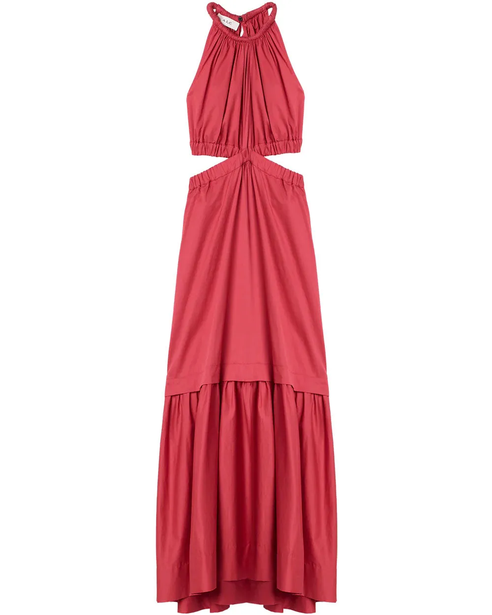 Moroccan Spice Halter Neck Whitney Midi Dress