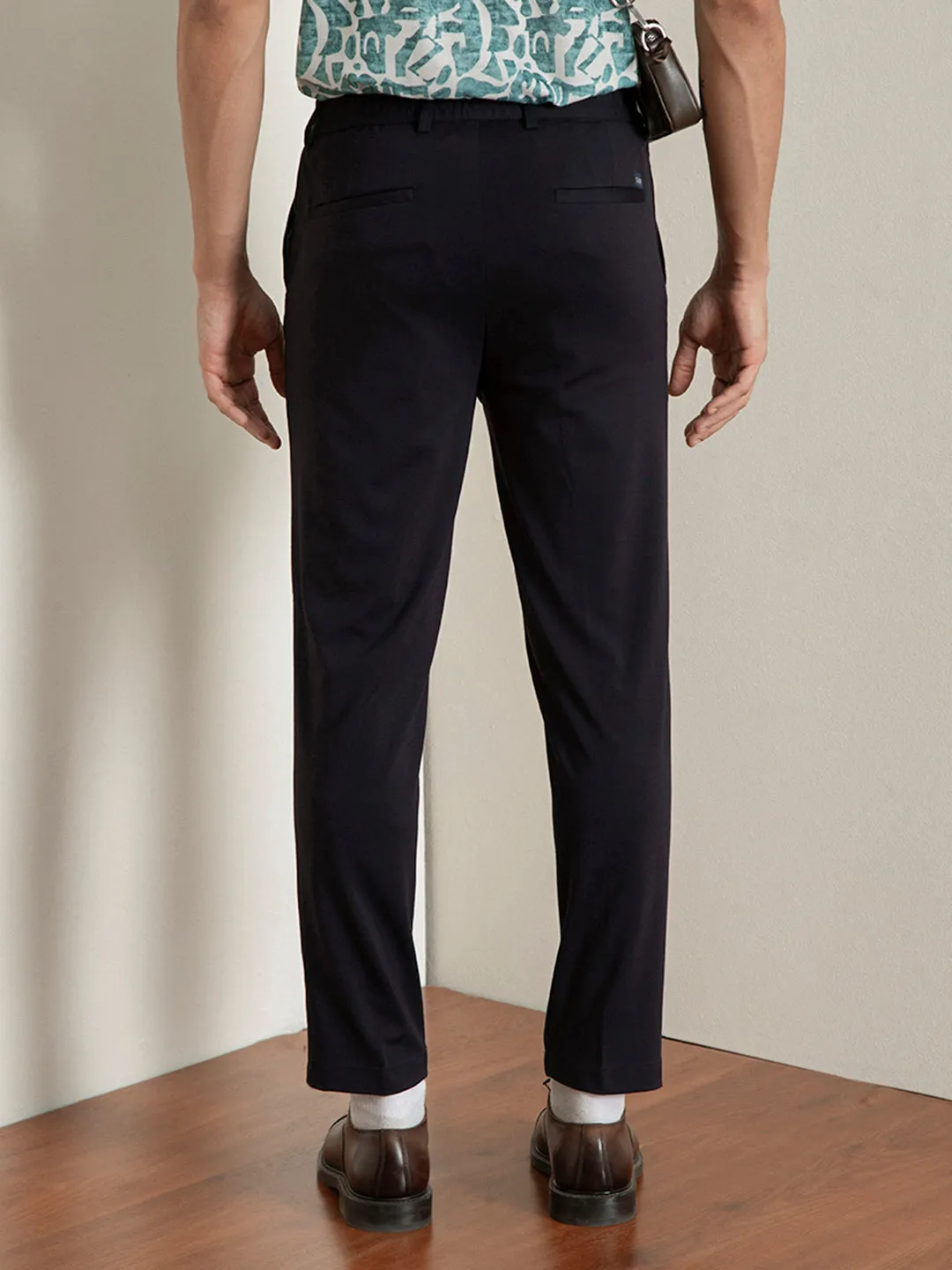 Navy Smart Trousers