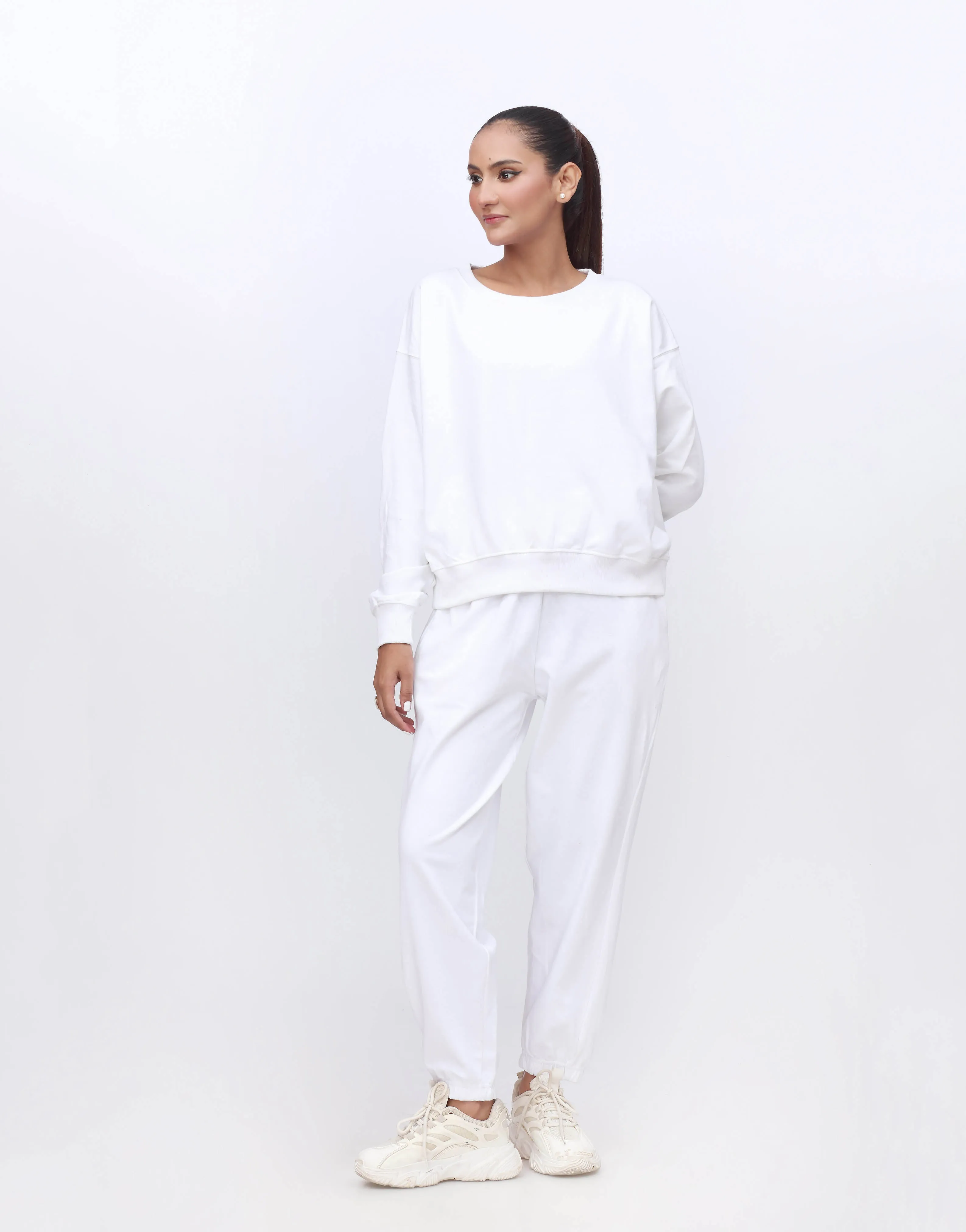 New Look Jogger Trouser-White