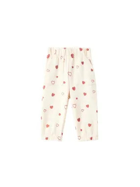 Norsu Organic - Toddler French Terry Sweatpant-Hearts