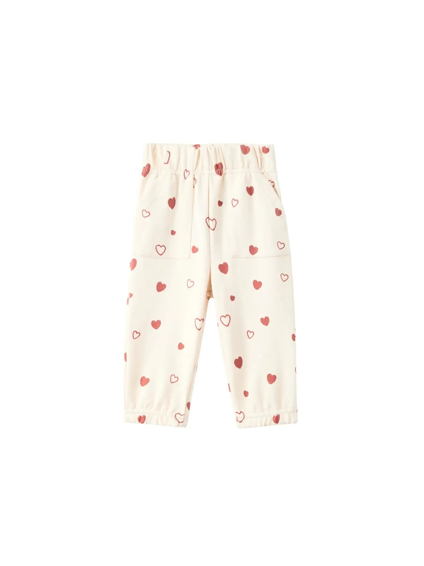 Norsu Organic - Toddler French Terry Sweatpant-Hearts