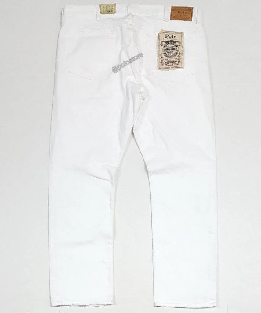 Nwt Polo Ralph Lauren White Hampton Straight Fit Jeans