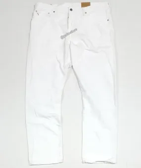 Nwt Polo Ralph Lauren White Hampton Straight Fit Jeans