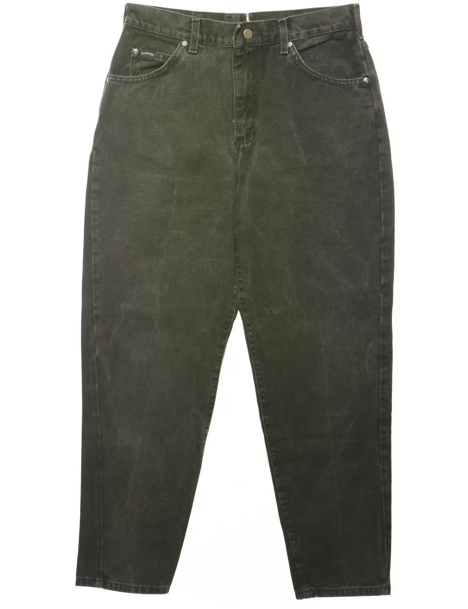 Olive Green Lee Tapered Jeans - W30 L29