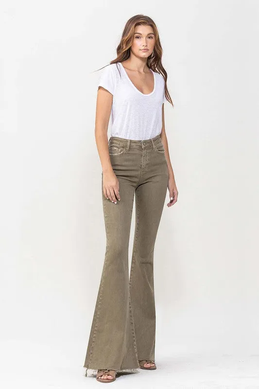 Olive High Rise Super Flare