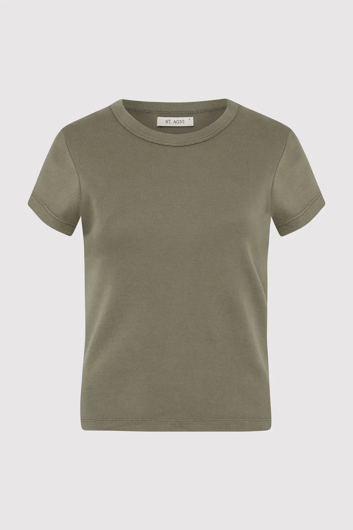 ORGANIC COTTON BABY TEE - SMOKEY OLIVE