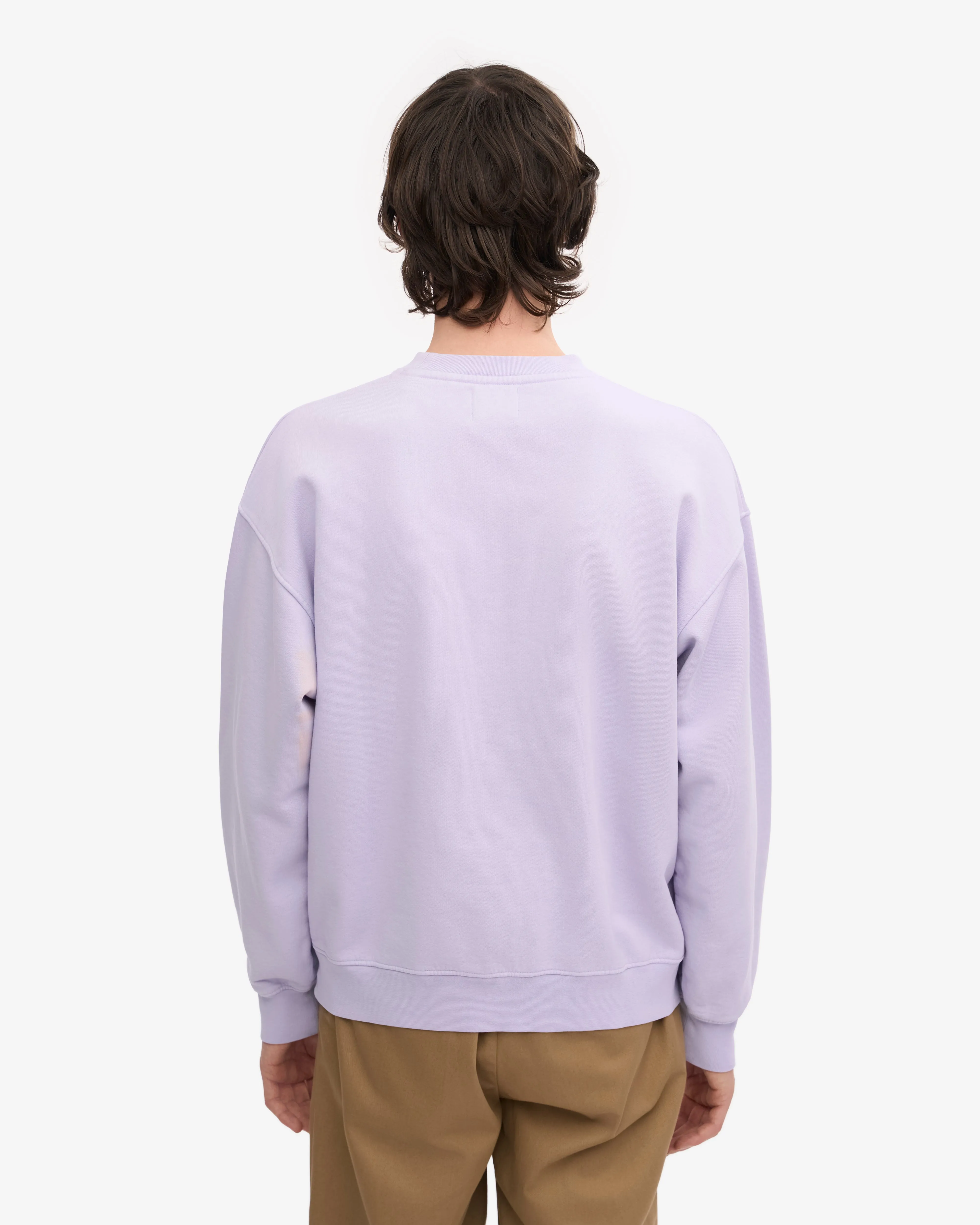 Organic Oversized Crew - Soft Lavender