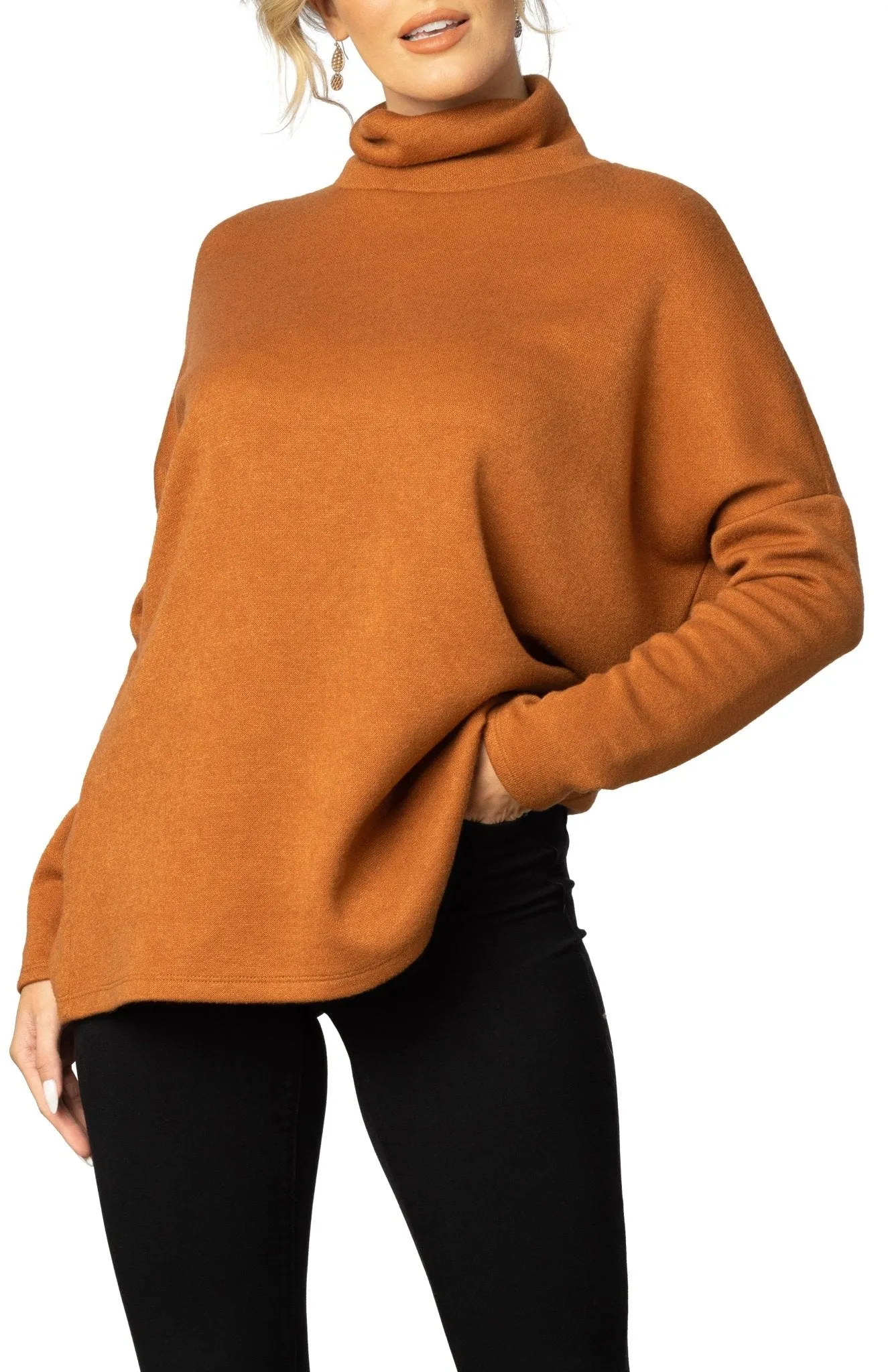 Paris Turtleneck Tunic Sweater