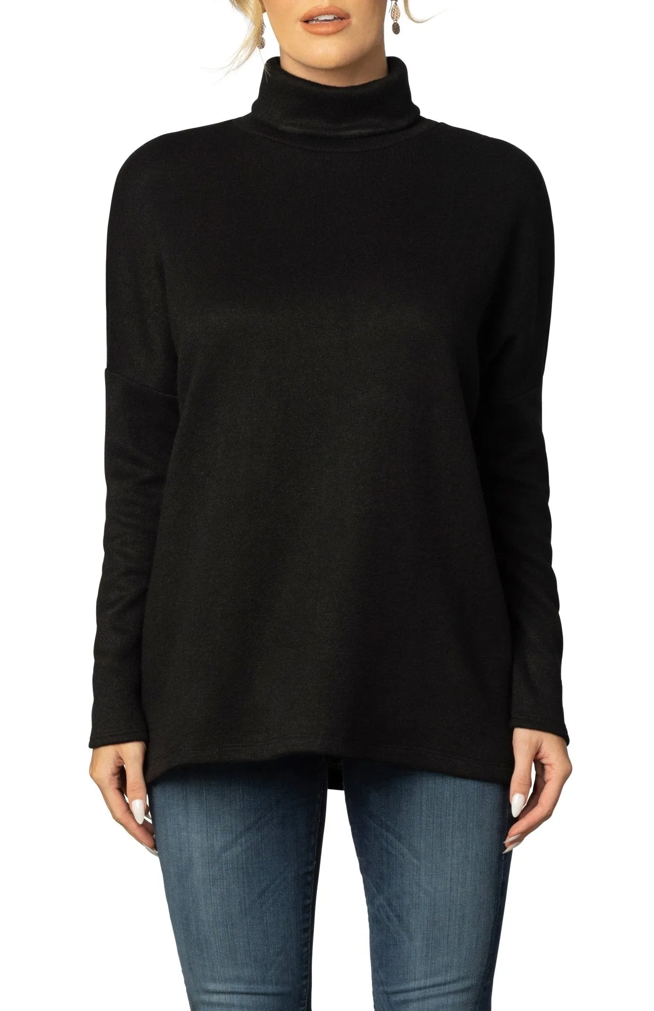 Paris Turtleneck Tunic Sweater