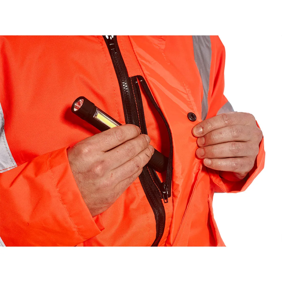 Portwest Hi-Vis Bomber Jacket URT32