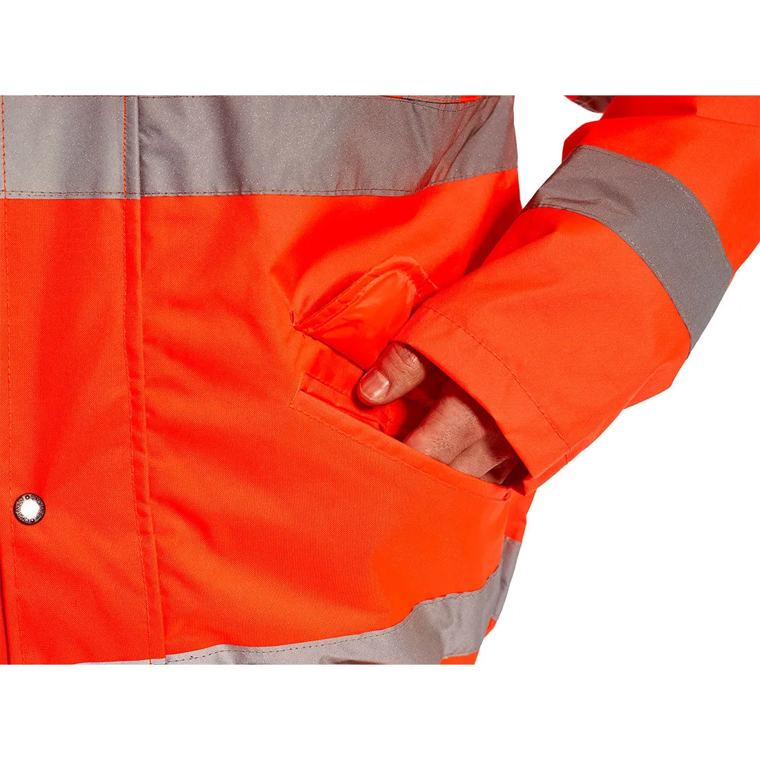 Portwest Hi-Vis Bomber Jacket URT32