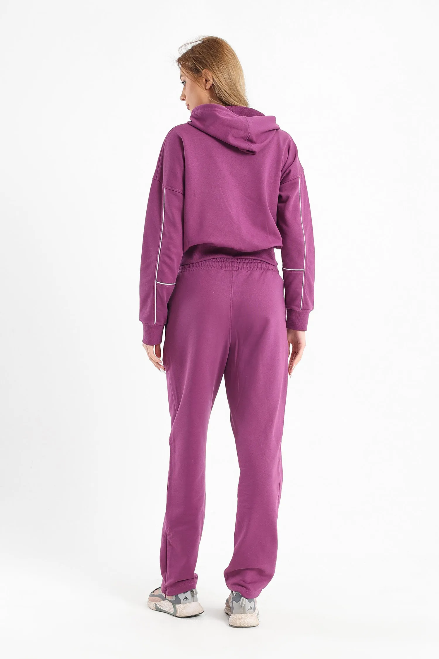 Purple Chill Oversized Piping Set - Fit Freak