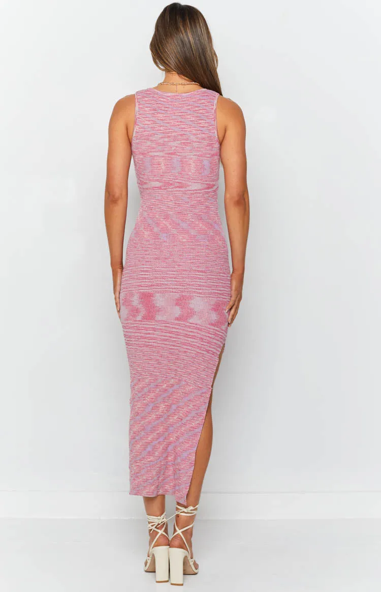 Ravenna Cut Out Maxi Dress Pink