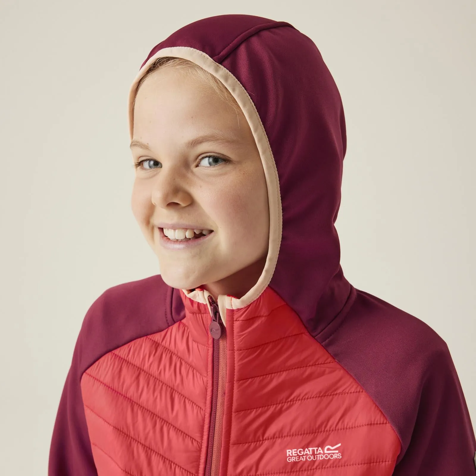 Regatta Kids Kielder Hybrid VIII Jacket - Rumba Red/Red Sky - 13YRS