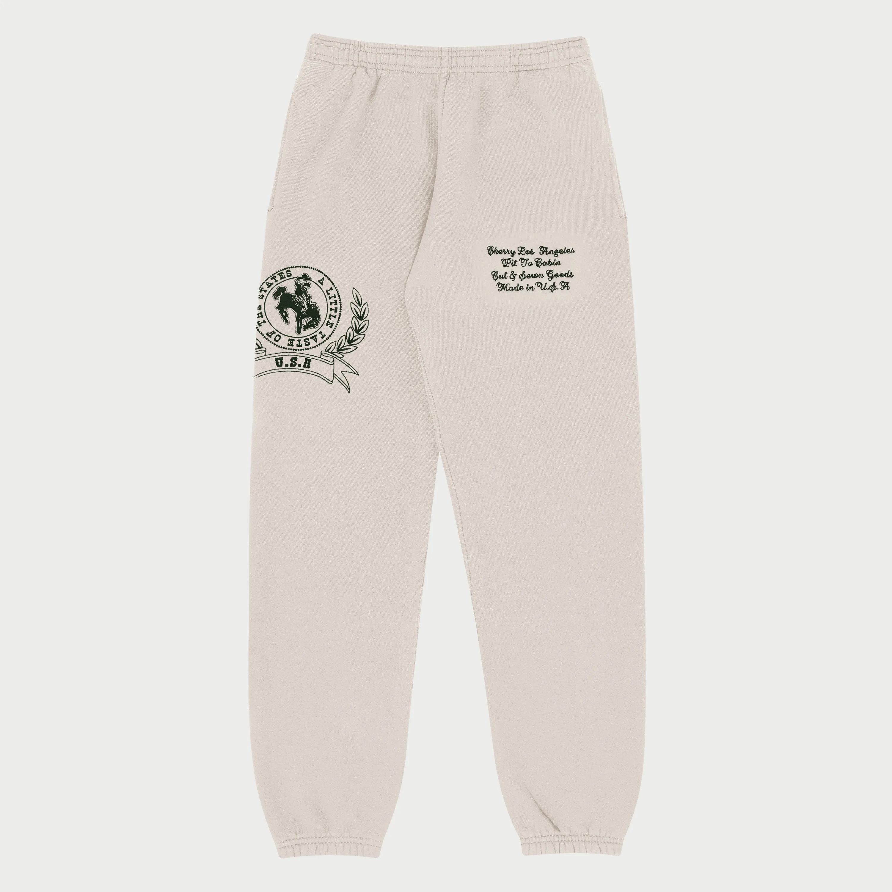 Rodeo Athletic Sweatpants (Cream)