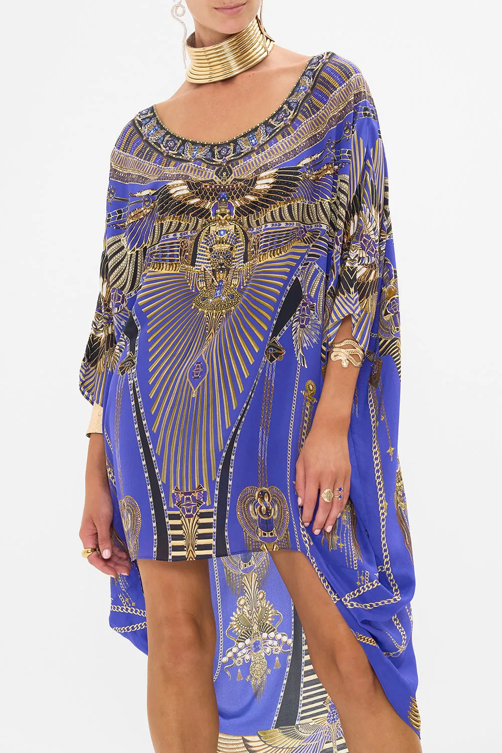 SCOOP BACK HEM DRESS MY FAIR PHARAOH