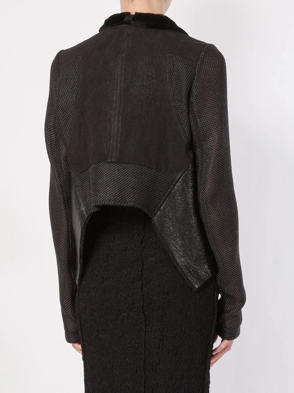 Sheep Skin Cropped Jacket