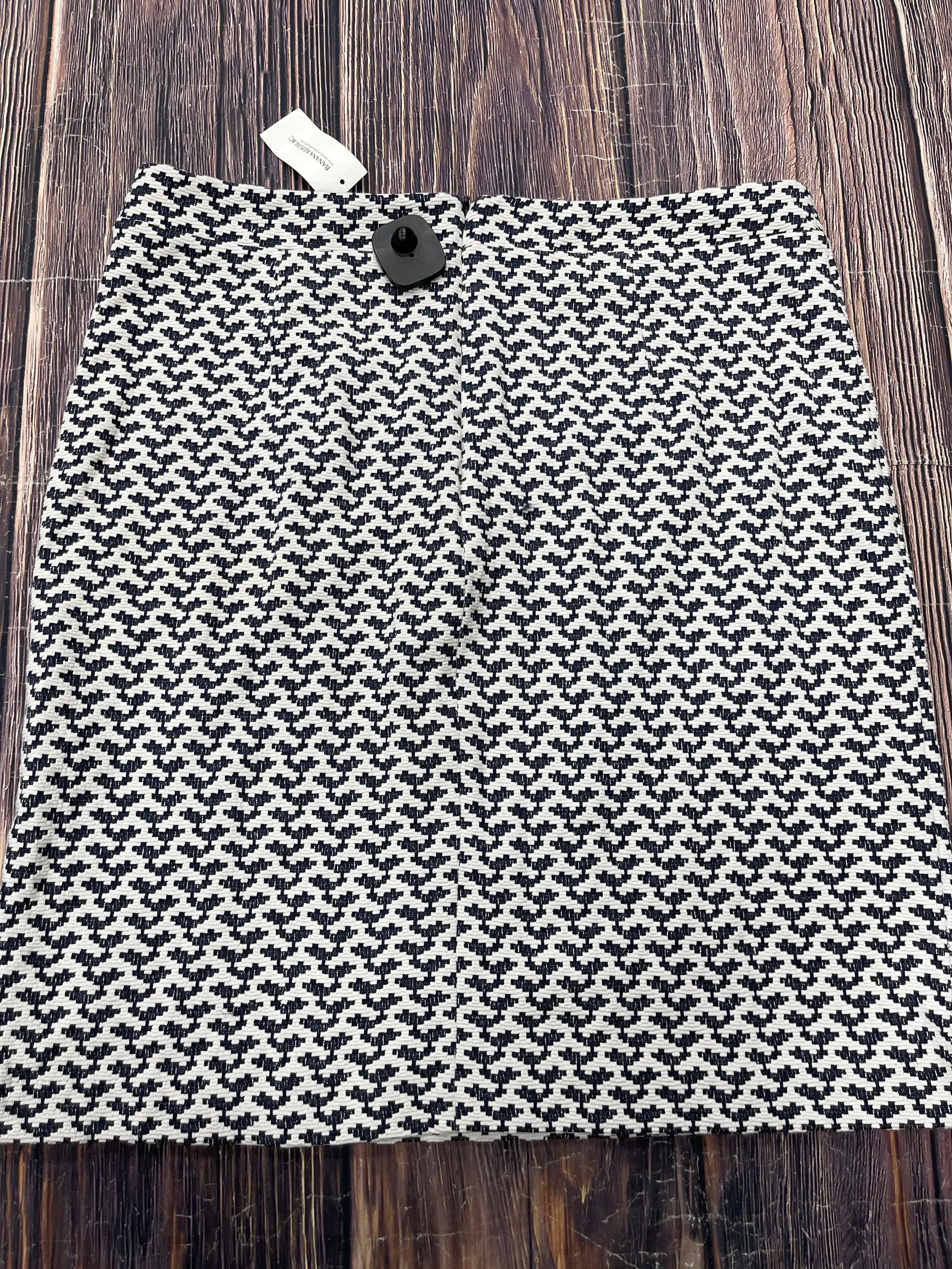 Skirt Midi By Banana Republic In Blue, Size: L