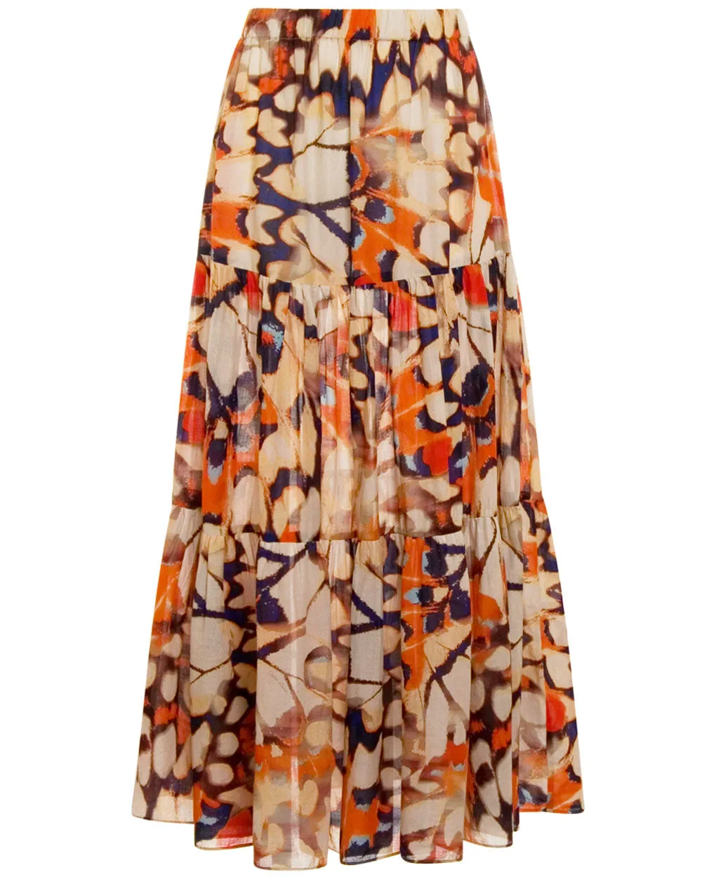 Social Butterfly Melanie Midi Skirt