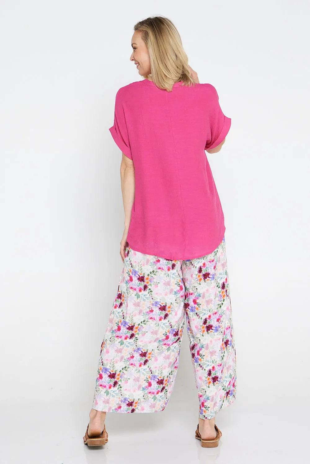 Solene Pants - Fern Floral