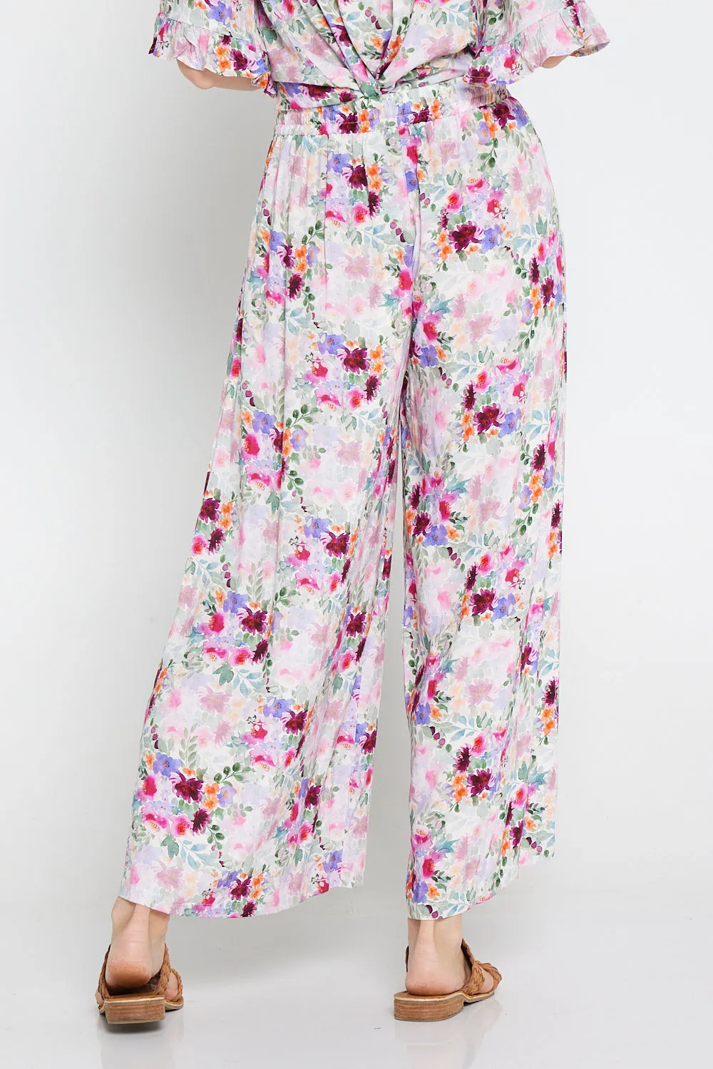 Solene Pants - Fern Floral