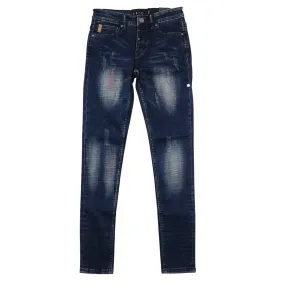 SPCC Sandblas Blue Navy Skinny Jeans