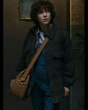 Stranger Things Eleven Striped Coat