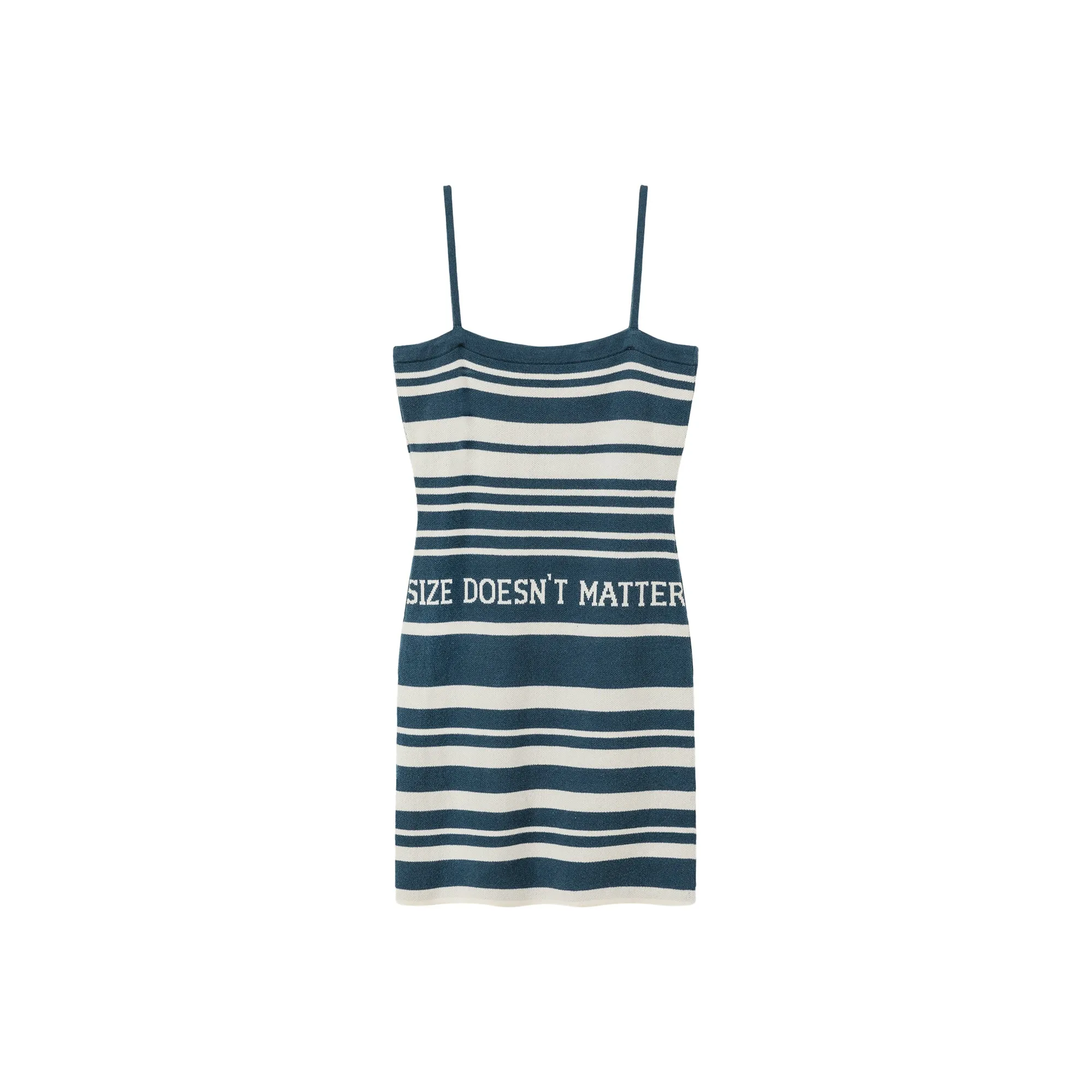 Stripe Knit Bustier Dress