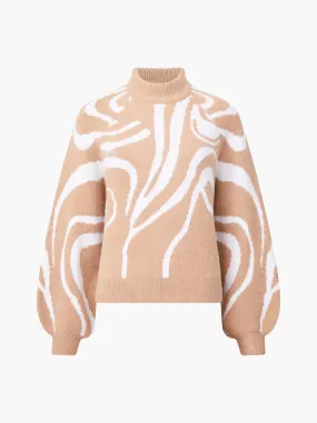 Swirl Patterned Jumper