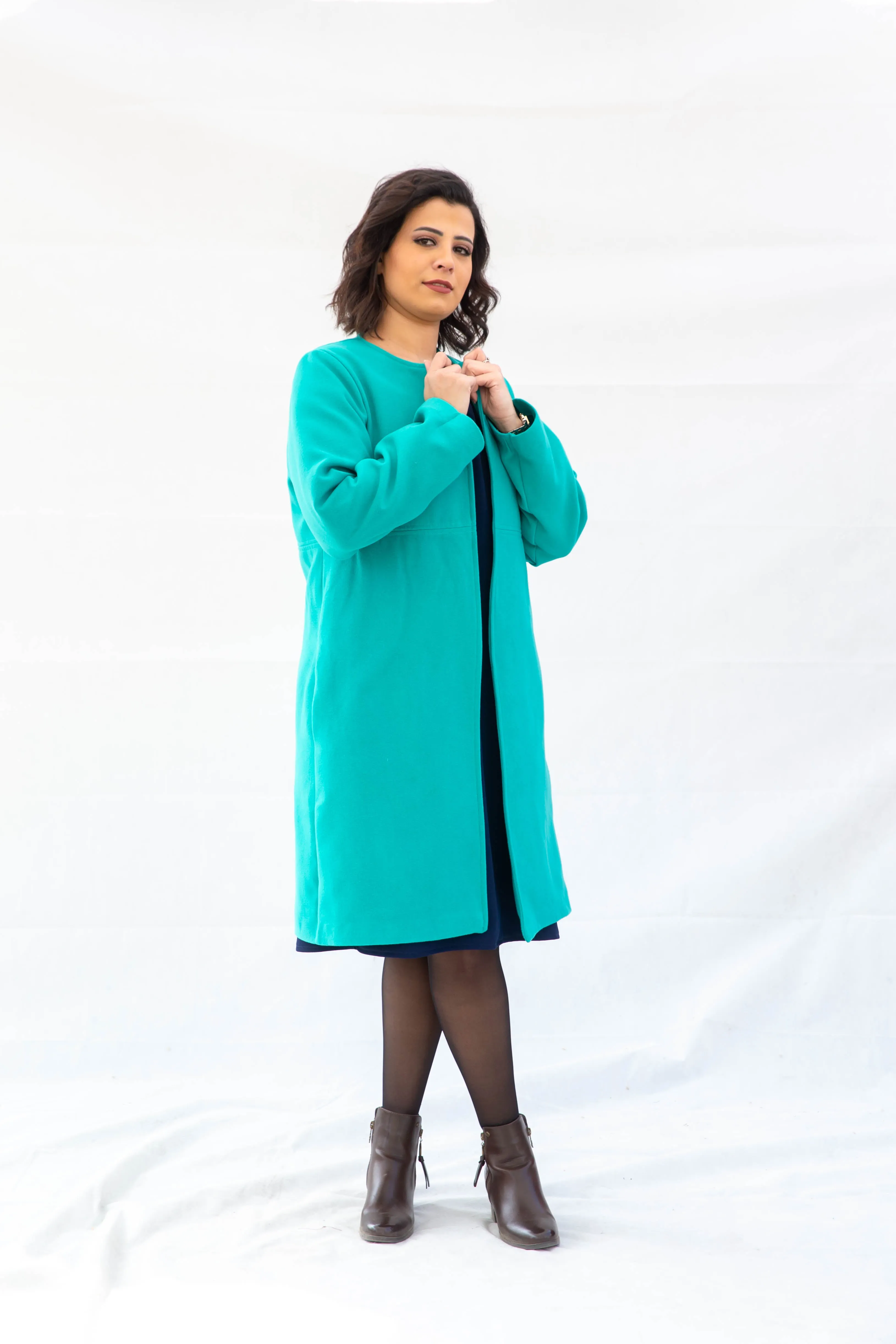 The Gem Coat - Turquoise