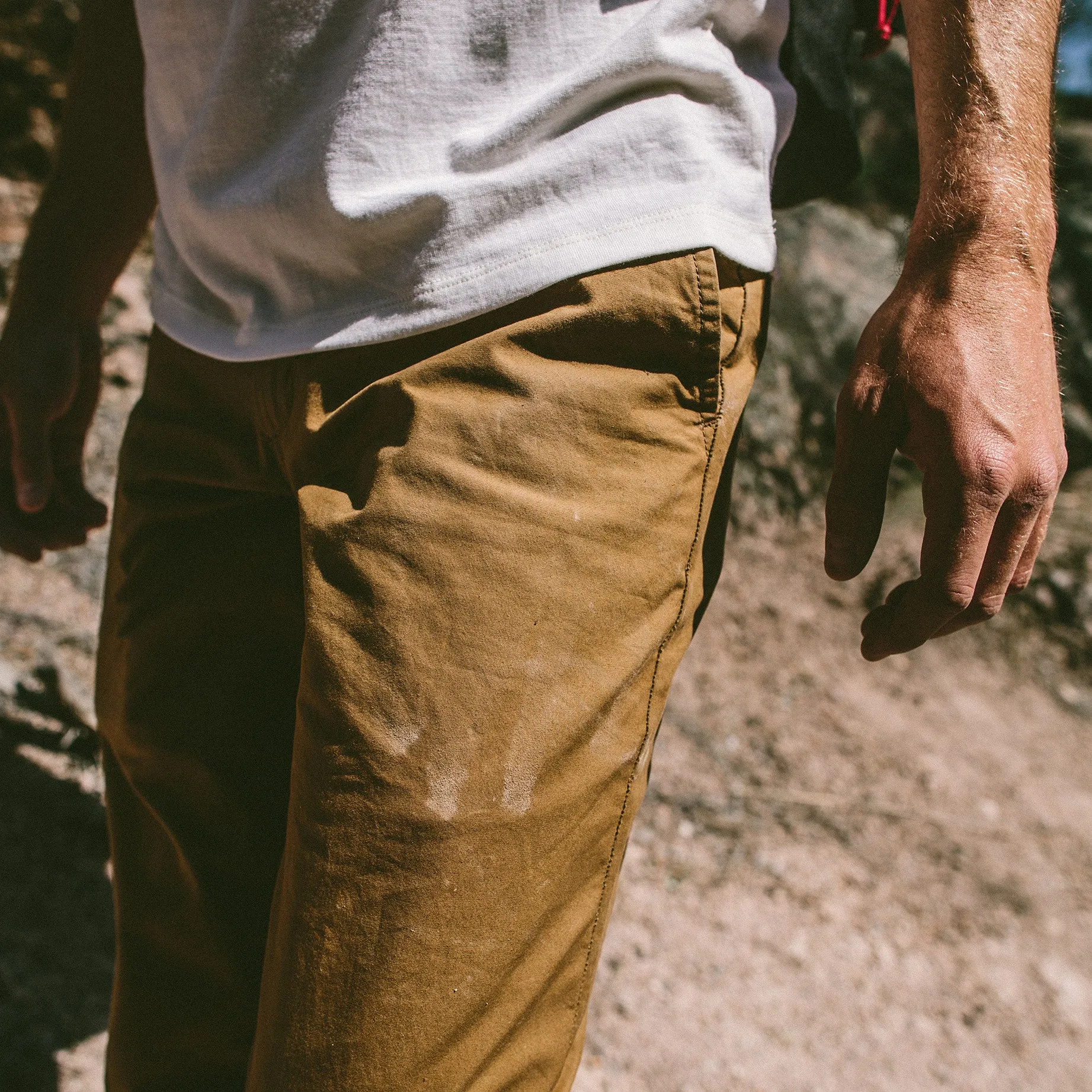 The Travel Chino in British Khaki