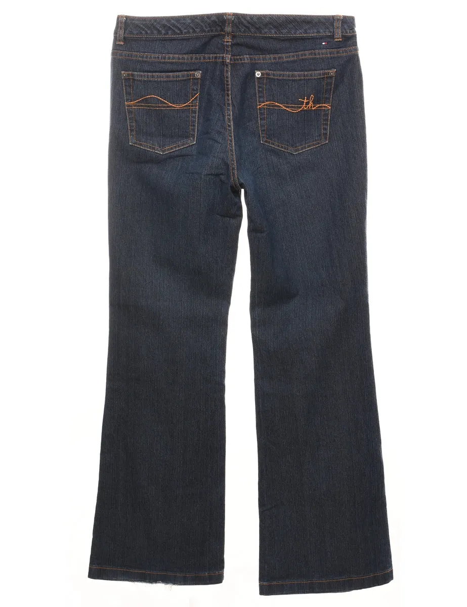 Tommy Hilfiger Flared Dark Wash Jeans - W36 L32