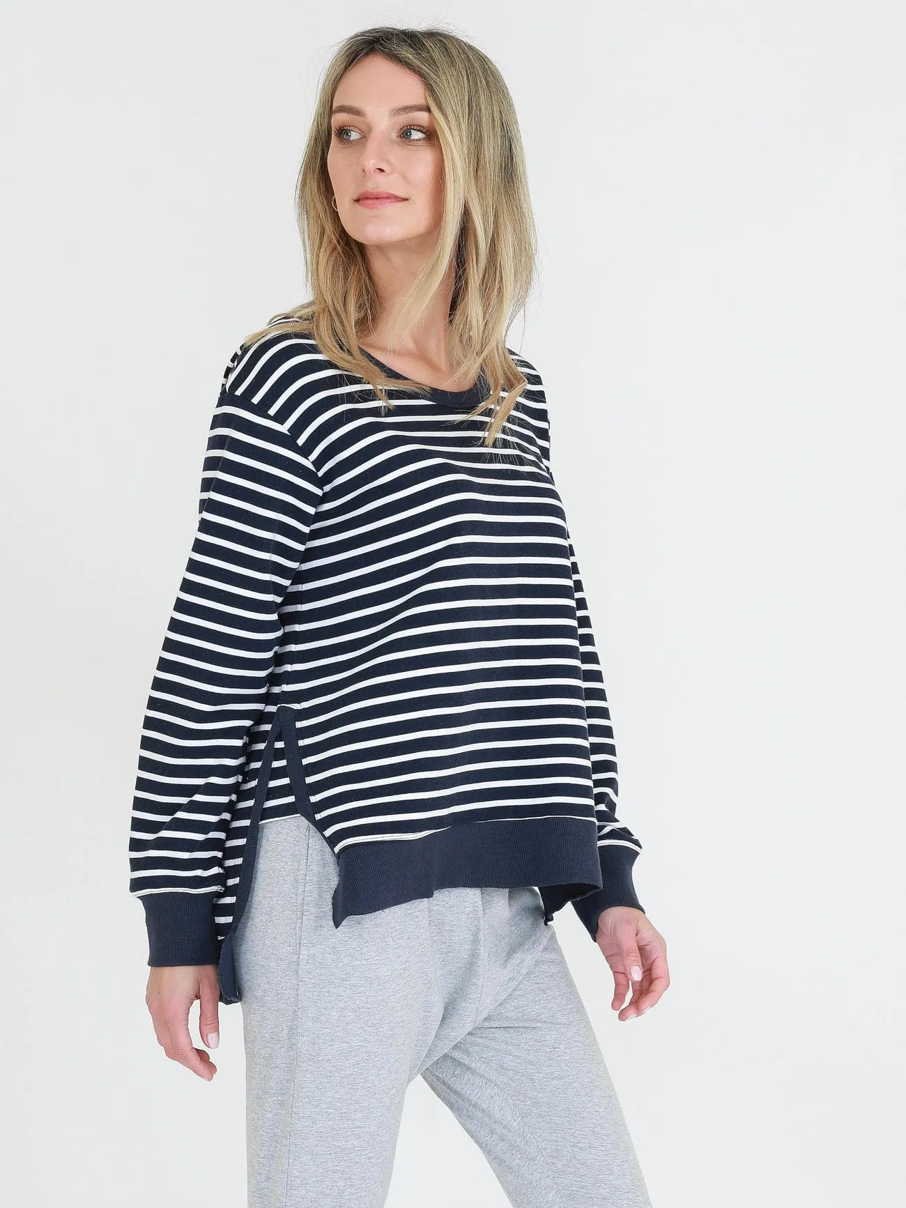 Ulverstone Sweater | Indigo Stripe | 3rd Story