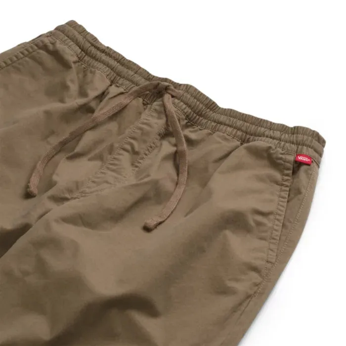 VANS RANGE BAGGY TAPERED ELASTIC WAIST PANTS - CANTEEN