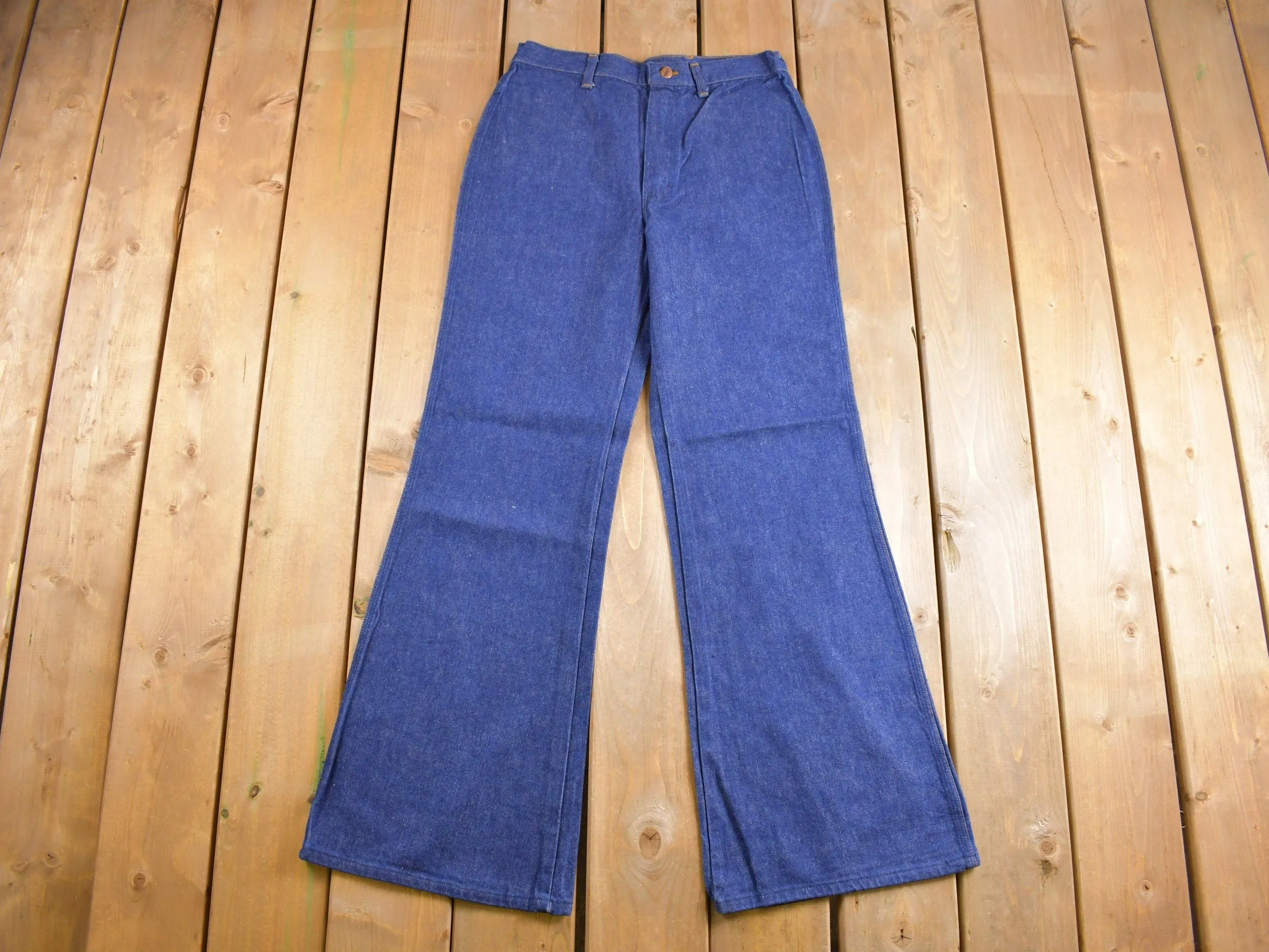 Vintage 1970s Deadstock Wrangler Wrag-Doll Bell Bottom Women's Jeans Size 30 x 34