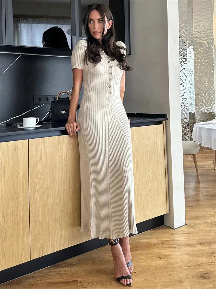 Vvsha Jeylin Knit Maxi Dress