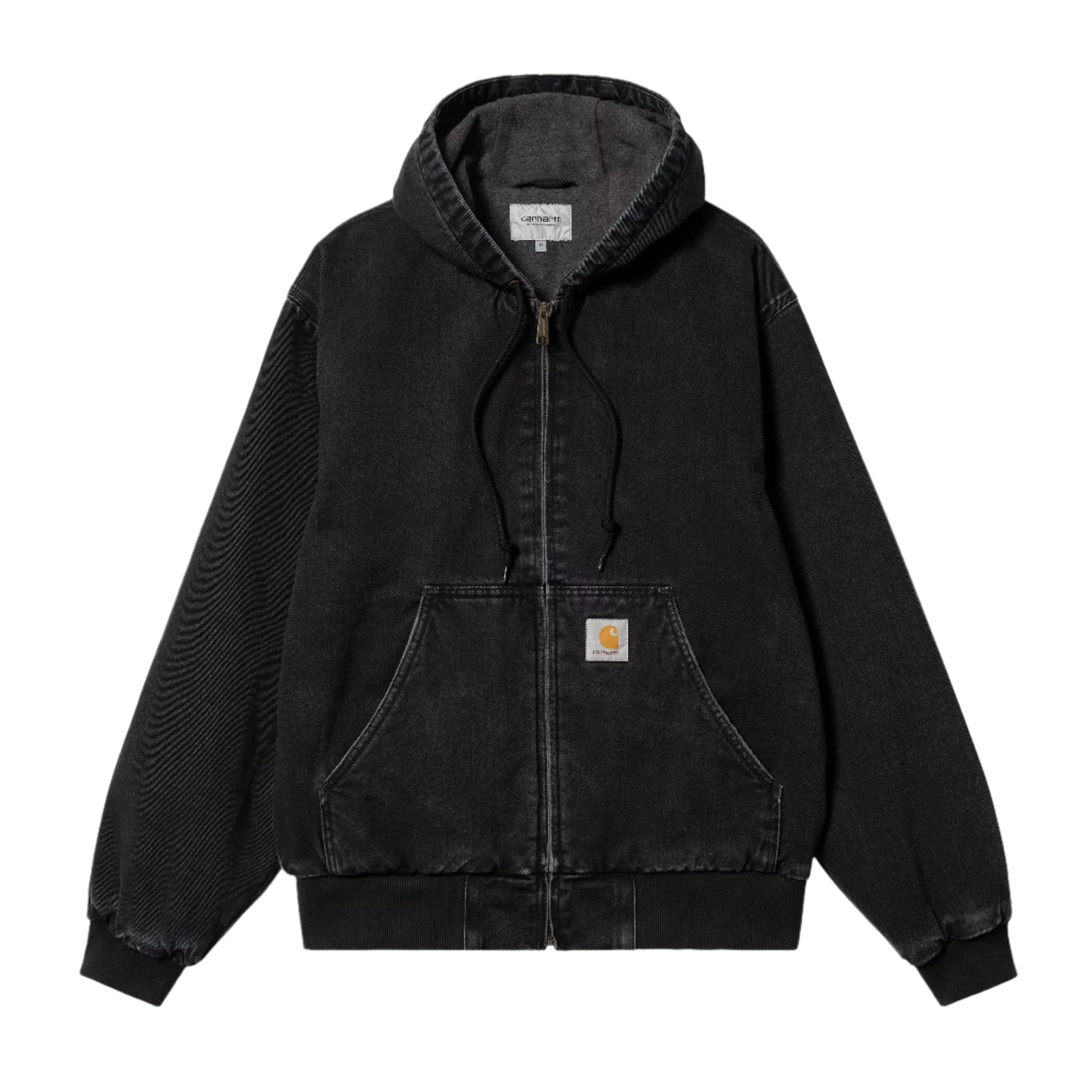 W' OG Active Jacket / CARHARTT ZIP / BLACK (STONE WASHED)