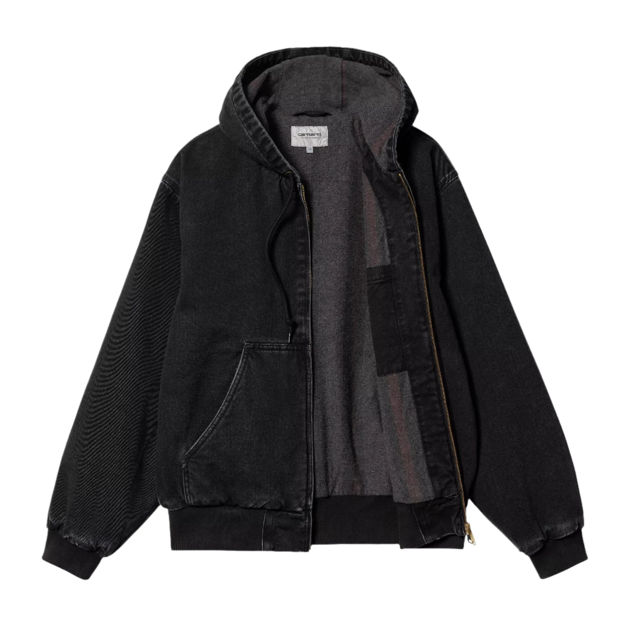 W' OG Active Jacket / CARHARTT ZIP / BLACK (STONE WASHED)