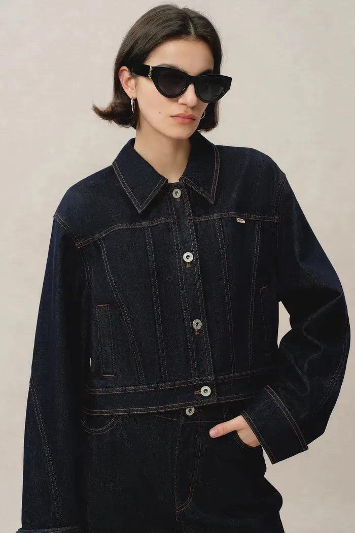 Wendy Denim Jacket in Raw Denim