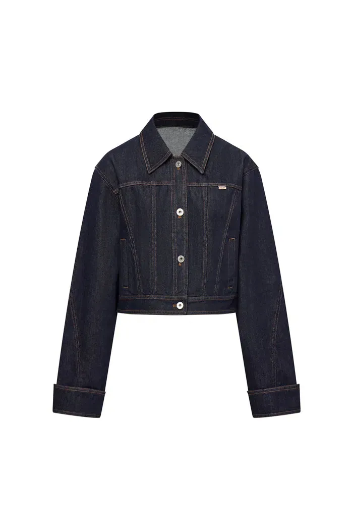 Wendy Denim Jacket in Raw Denim