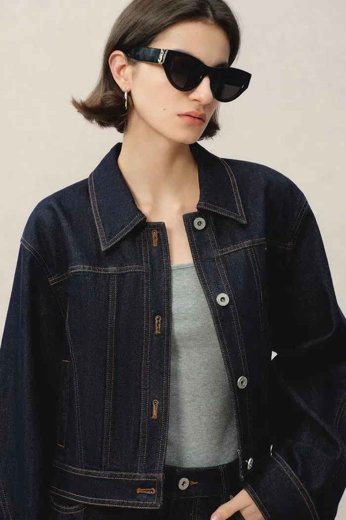 Wendy Denim Jacket in Raw Denim