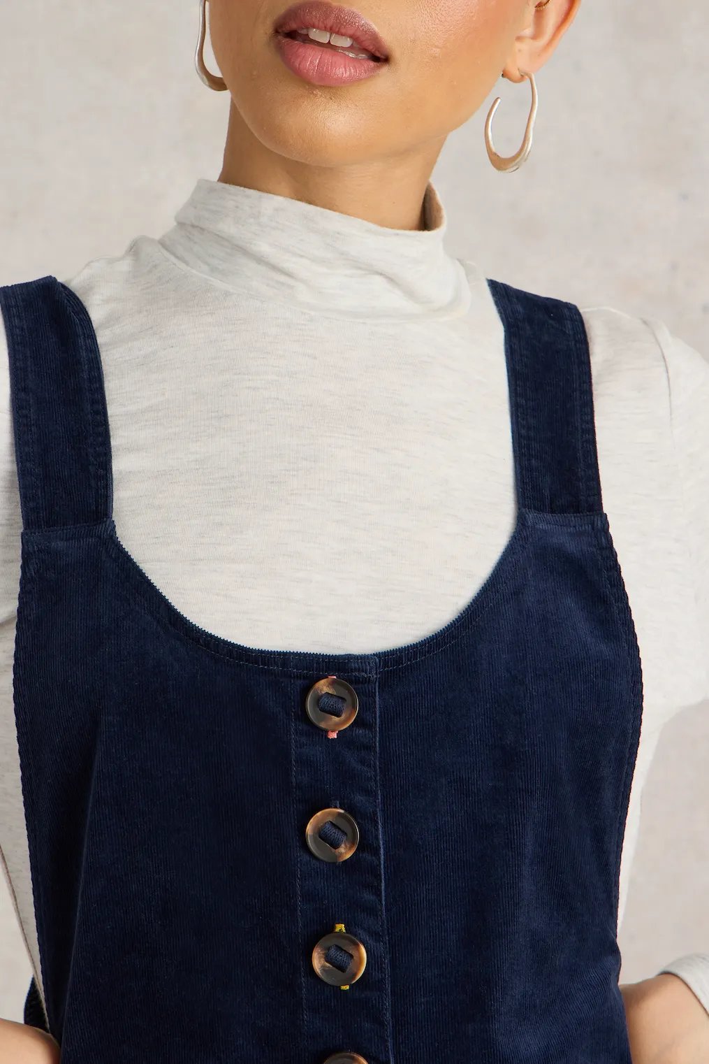 White Stuff Viola Cord Dungarees