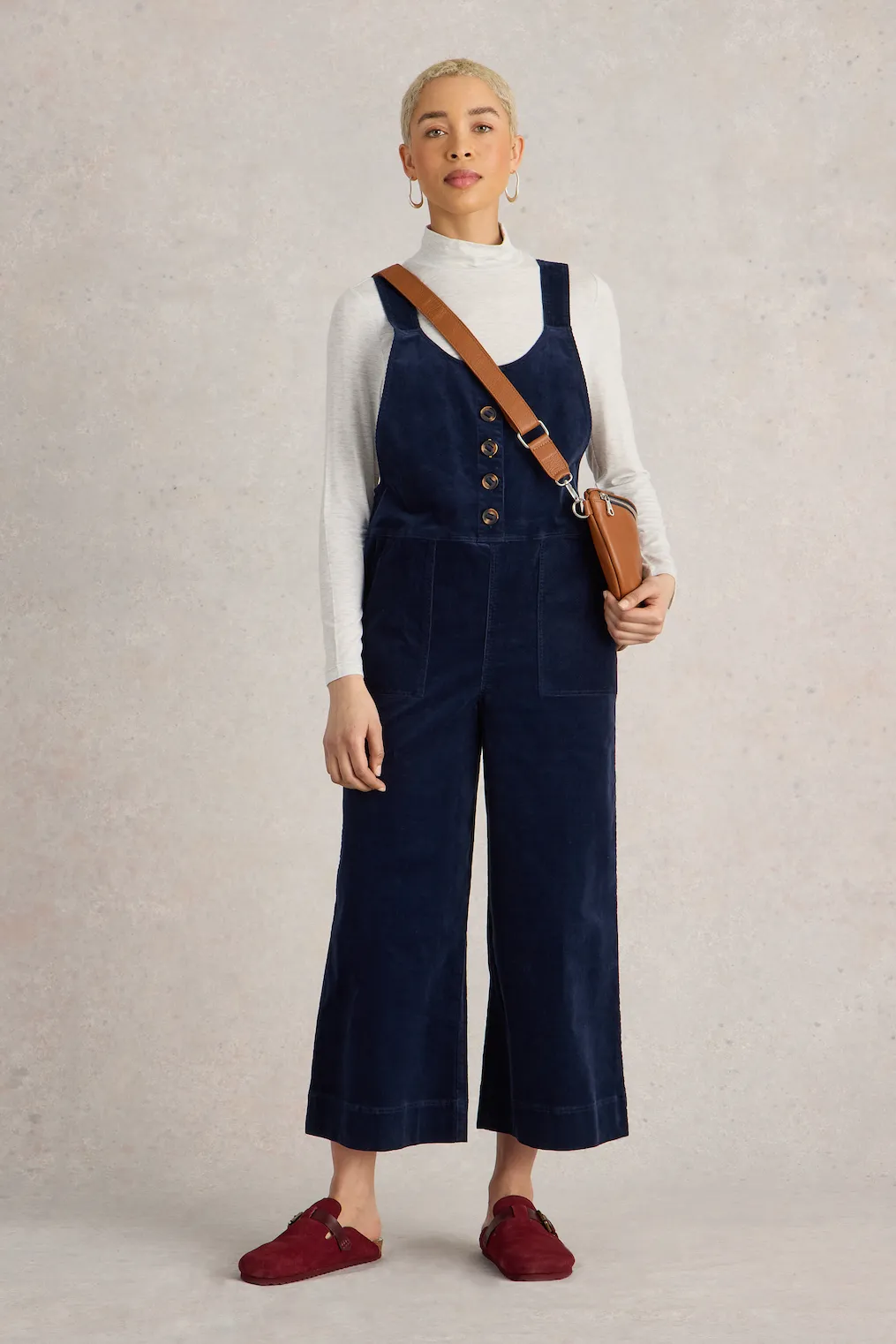 White Stuff Viola Cord Dungarees